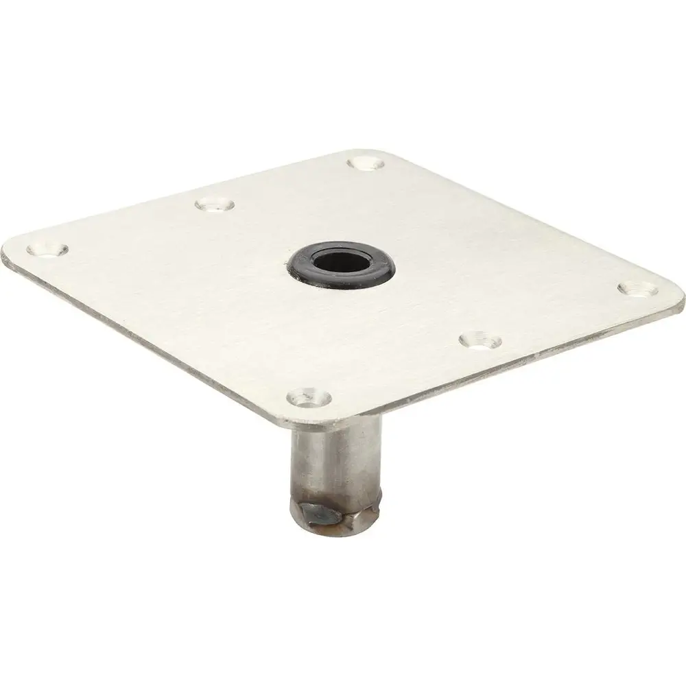Boat Seat Pedestal Base Plate - With Steel Lip Tube - ATTSP-67739
